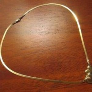 14k Gold Herringbone Necklace